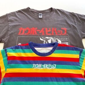 set of 2 Cowboy Bebop T shirts